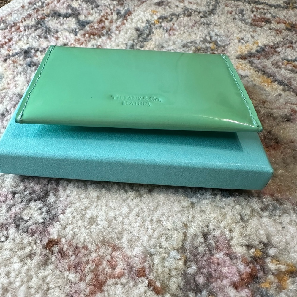 TIFFANY & Co. LEATHER ENVELOPE with box & tissue paperđź’ŽAuthentic - Picture 6 of 14